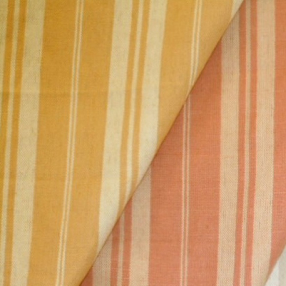 Deck Stripe in Butterscotch Bohemian Cotton Fabric